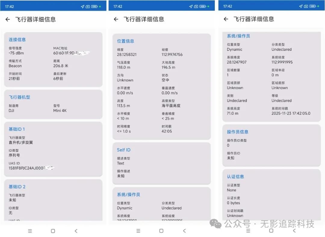 DJI Drone Location - Details